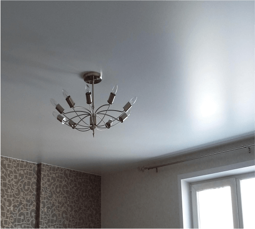 Сатиновые натяжные потолки